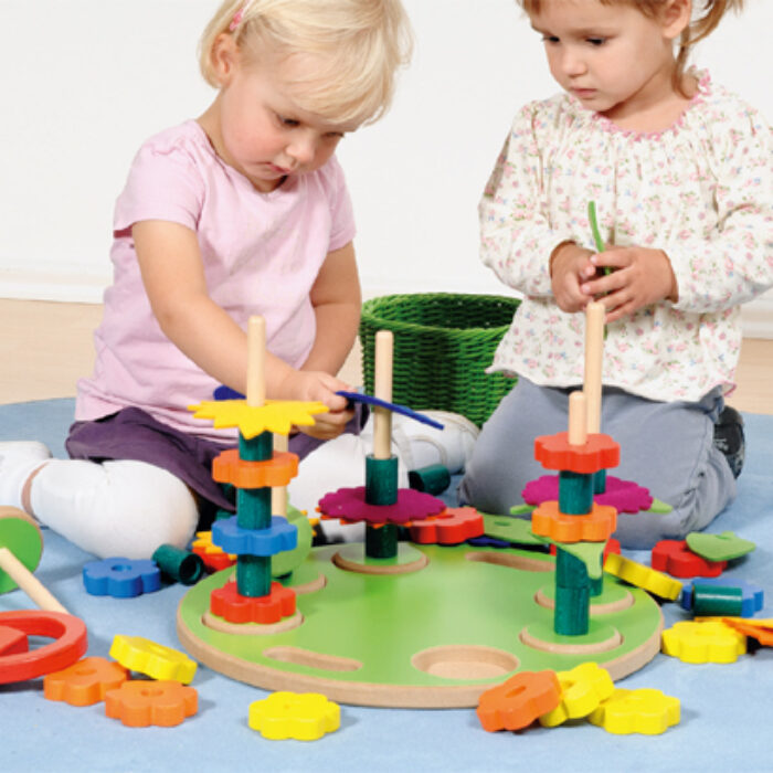 Jeu Jardin de fleurs en bois