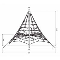 Pyramide de cordes