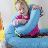 coussin tube serpent sensoriel